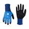 Ge Double Dipped Coated Gloves, Sandy Latex, Sandy, Blue, L 24 PK GG211M - alternate 1